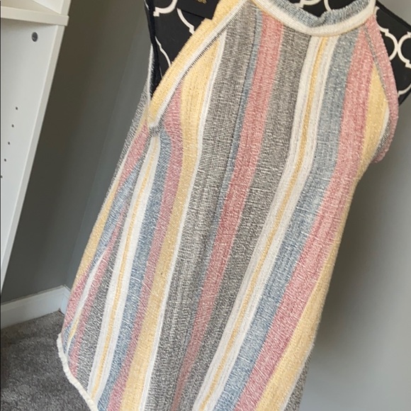 W5 Sleeveless Striped Top NWT - Picture 2 of 6